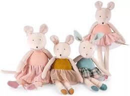 Moulin Roty Іграшка мишка рожева La Petite Ecole de Danse, 667028